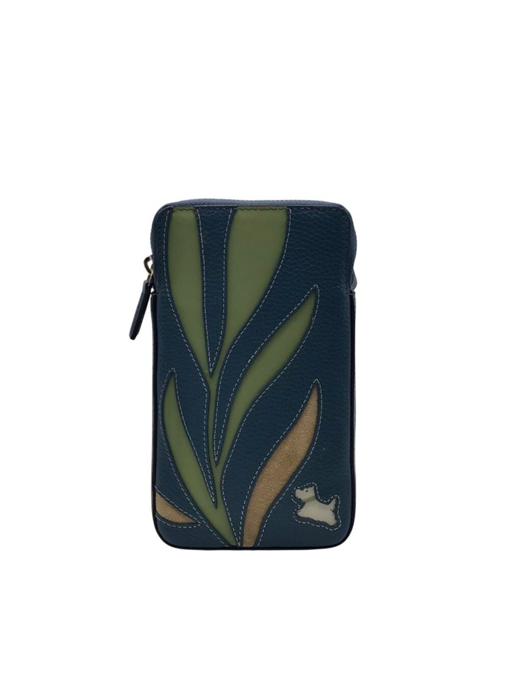 Radley London Blue Leather Among The Trees Crossbody bag